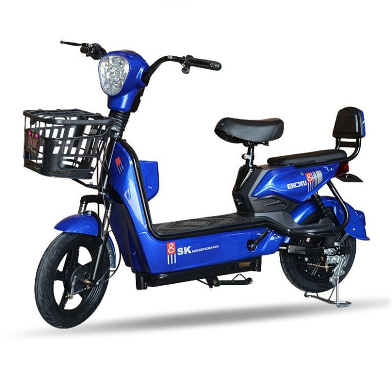 Hot Selling 350W Brushless Motor Electric Bicycle Comfortable Convenient City Riding Chinese Factory Cheap Battery Power Supply